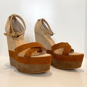 H By Halston Wedge Platform Sandals